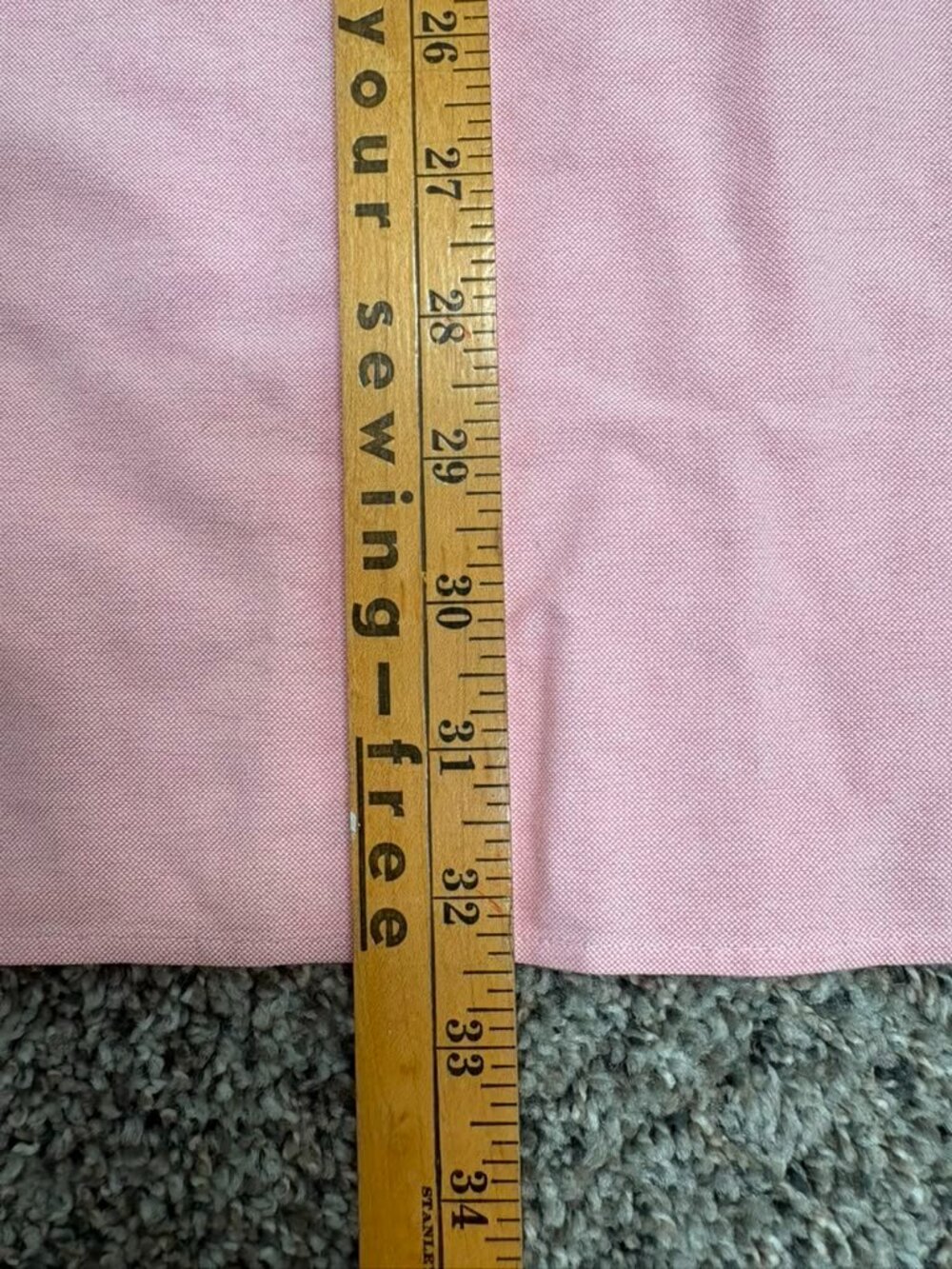 Ralph Lauren Classic Fit Oxford Button Down Shirt Pink 3XB Big - Picture 9 of 9